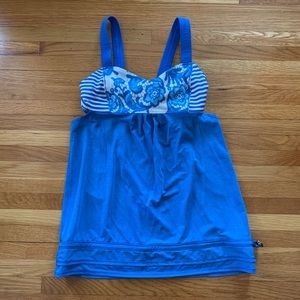 Lululemon paisley stripe floral drawstring size 6